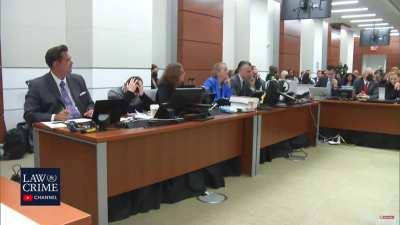 During today's trial of Nikolas Cruz, an audio recording was played as evidence for the jury. In this video we see the shooter's reaction to the audio recording. On February 14, 2018, Nikolas Cruz opened fire on students and staff at Stoneman Douglas High