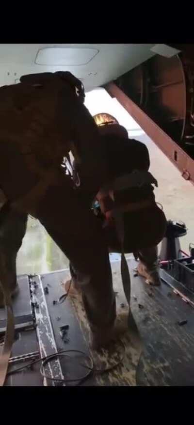 Always gotta hype up the door gunner