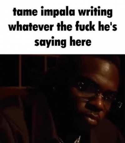 i am going insane trying to figure out what he's saying