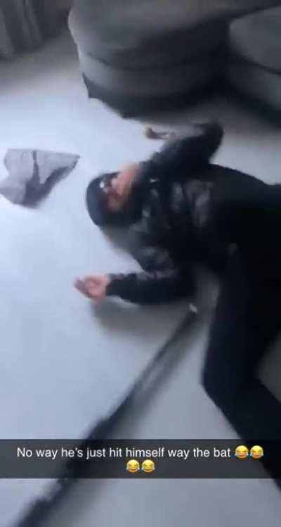 WCGW flailing an aluminum bat around