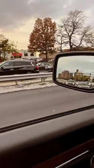 white dude throwing at cops and ended up dead on the belt parkway today.