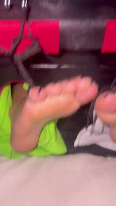 My wife in the stocks! 