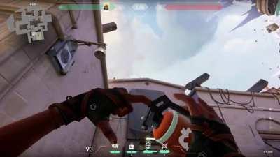 Not a lot of people know this, but you can throw grenades+mollies through this hole. it takes a bit but is useful for clearing behind the door if you hear them breaking it :D