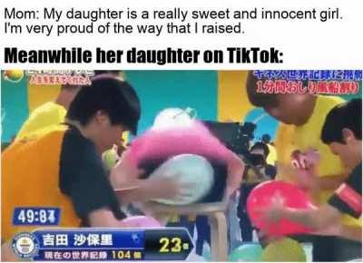 Yeah, right. Your daughter is a god-gifted 'Angel'