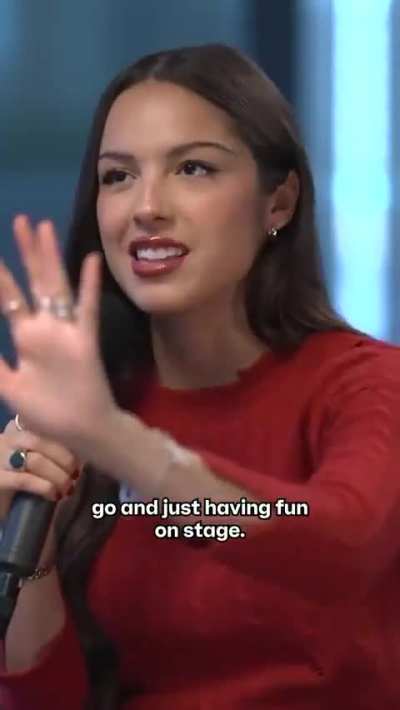 Olivia on being superstitious on her pre-show