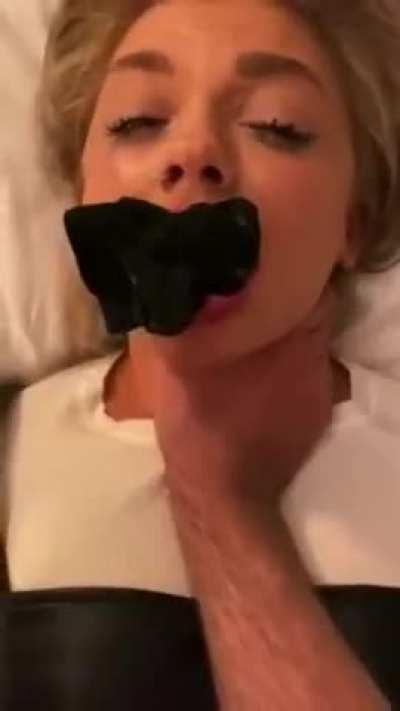 I'll try to be a good girl while you take my ass