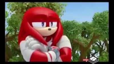 Knuckles be spittin