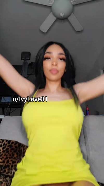 I love wearing dresses with no panties