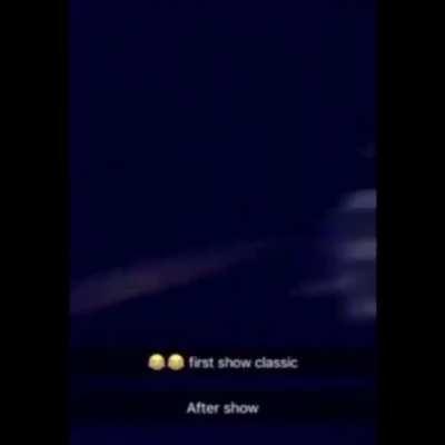 Does anybody have the clip where he went back and said the same thing?