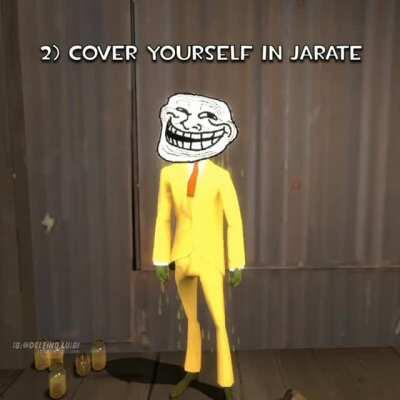 JARATE FLOATS ON WATER