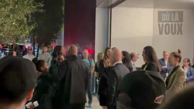 Denzel Washington tells off a group of paparazzi and autograph seekers who wouldn’t leave him alone at a charity event 