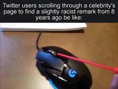 You... YOU damn racist!