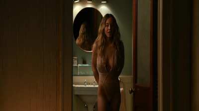 Sydney in lingerie from 'The Voyeurs' | September 2021