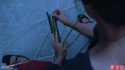 Creating a pear picker from bamboo?