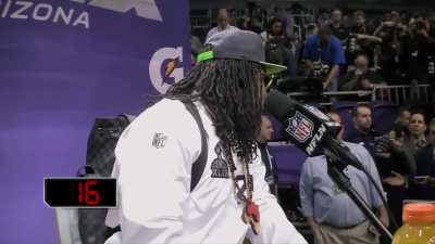 It was 10 years today that Marshawn Lynch graced us with one of the best press conferences - 