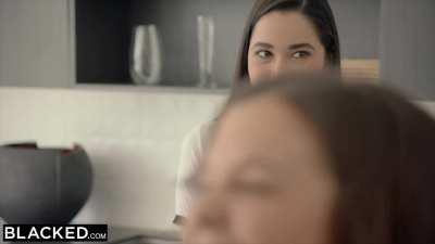 Abella Danger & Keisha Grey kissing Ricky Johnson and Jason Brown