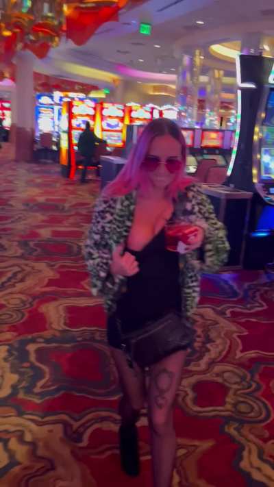 Trying my luck at the casino lol