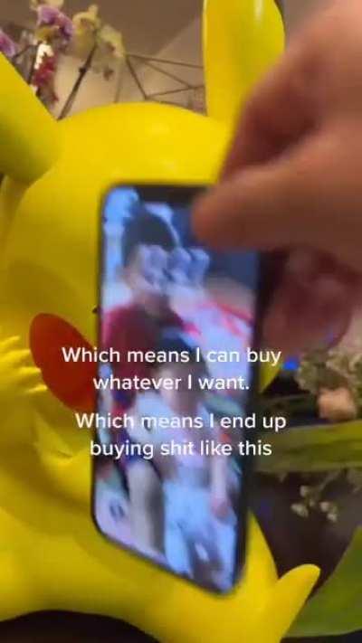 Chad loves his new Pikachu doll and doesn't care about people's opinion about it