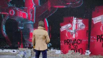 [Watchdogs Legion] Perhaps I shouldn't paint on tall buildings.