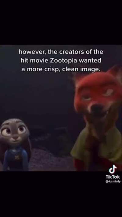 I had no idea Zootopia(2016) was so innovative!