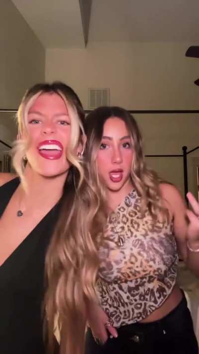 Ava Kolker With Her Friend