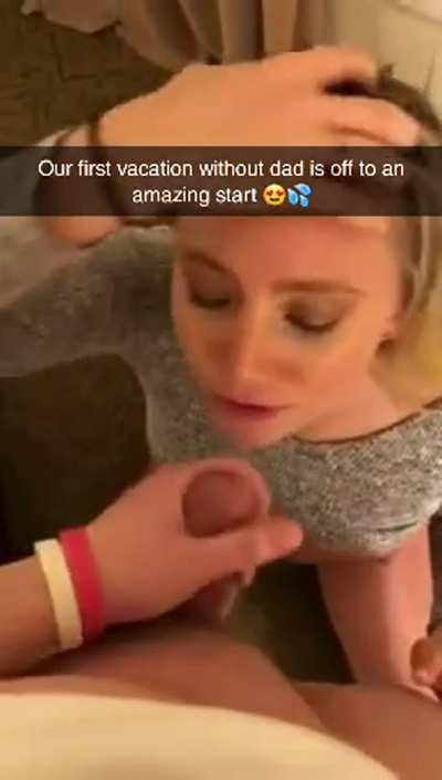 We should leave dad home more often mommy 😈