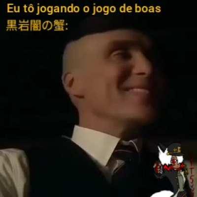 O título tá jogando o jogo do Ben 10 samurai