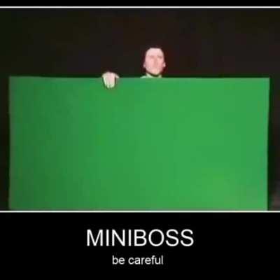 Watch out for the mini boss