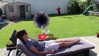 My man harold kicked the ball into the future