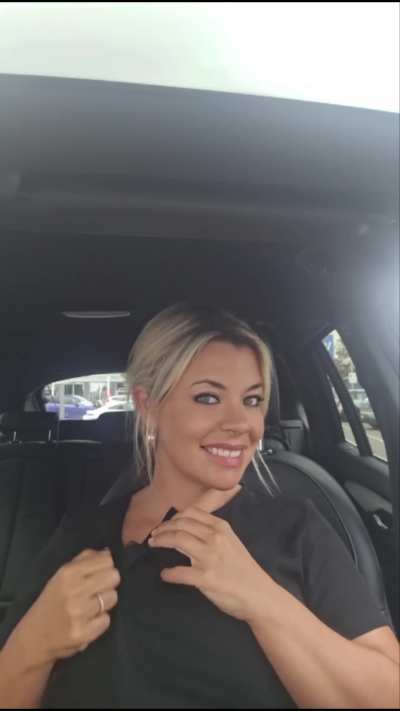 Milf boobs at the retail park