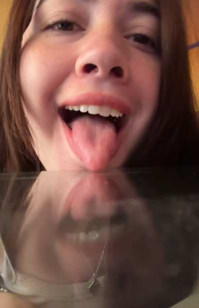 I felt my throat open for you… hot, wet, slippery… one more thrust and bye, inside forever