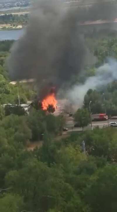 Взрыв газовой заправки в Волгограде.