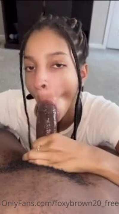 Foxy Brown Gives Stupid Head