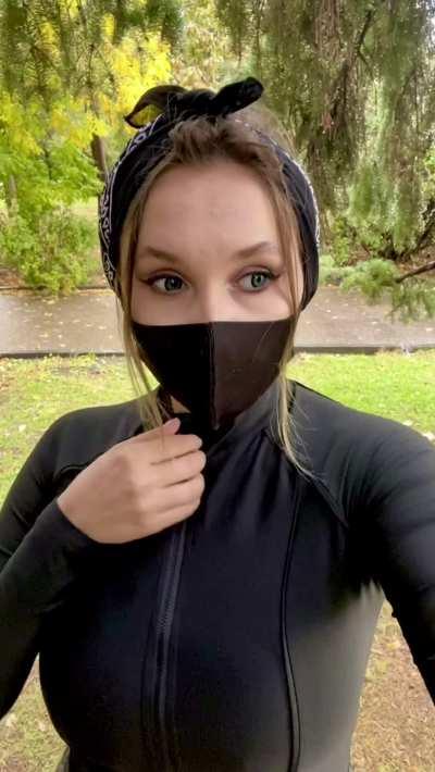 here are two takes.. 1st - I got caught by stranger, 2nd - successful flash :)