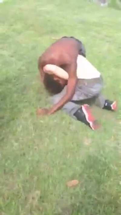 to sucker punch when opponent was not looking...