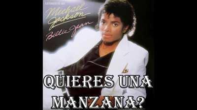 Quieres una manzana?