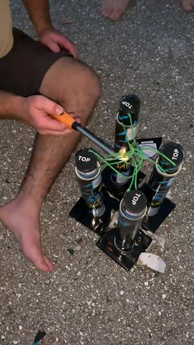 8 mortars 4 tubes some don’t leave the ground.