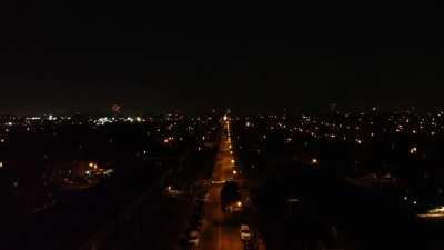 Fireworks over Mayfair