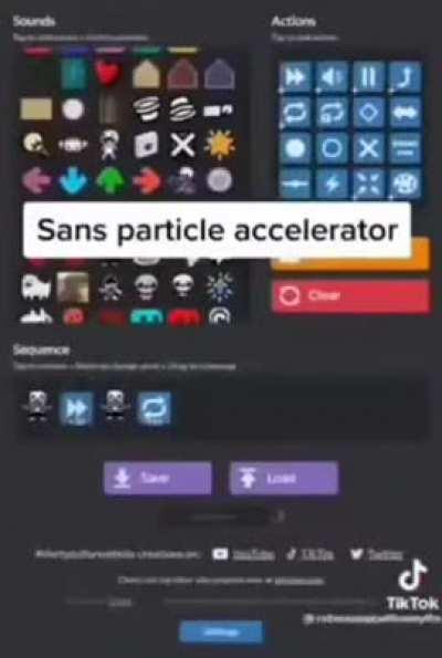 Sans atom smasher