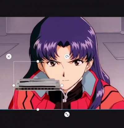 Misato blows