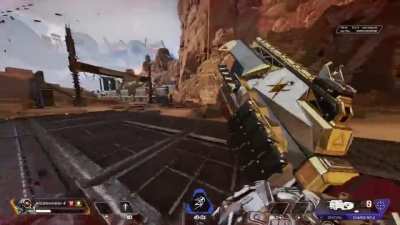 This is what happens when you load a single sniper bullet into a charge rifle