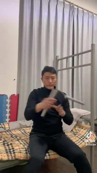 He's been practicing a long time for this