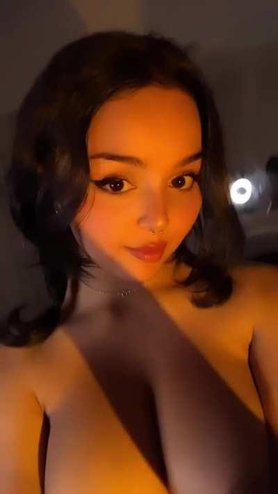 did you expect me to have such big brown tits?