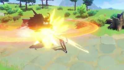 This part just convinced me to pull eula~ Dat resistance to interruption too crazy.