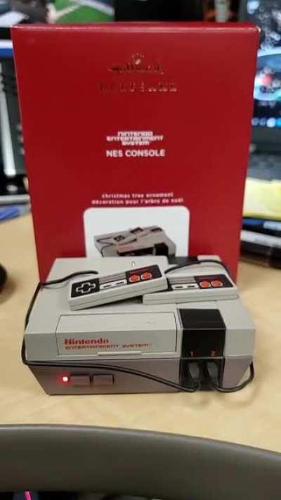 New Hallmark NES Ornament.
