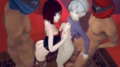 Ruby And Weiss Getting Fucked (Boombadaboom)