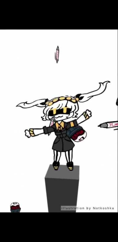 J being a little silly