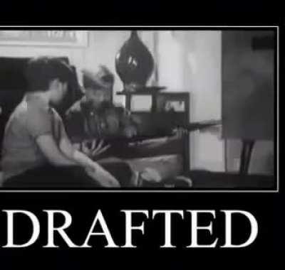 POV you have been drafted