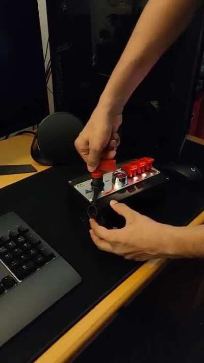 Quarantine PC upgrade finished! A fully wireless ignition module to startup my PC for no reason other than feeling like I'm turning on a mech. ESP8266+ Wake on LAN. Phase 2 ideas and imgur album in comments.