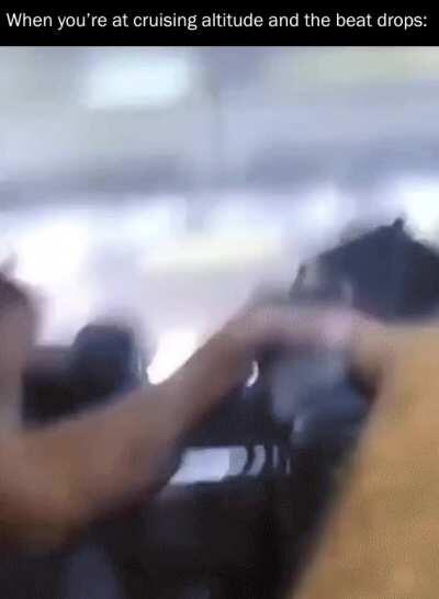 Best done when the seatbelt light is off